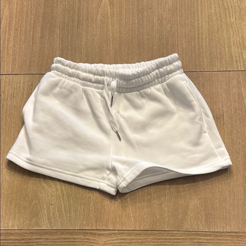 Women's Athletic White Shorts